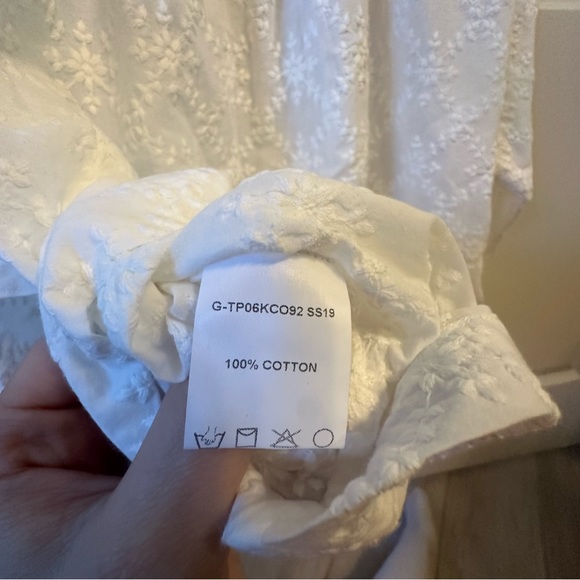 NWT Tia cibani 7 /8 girls white embroidered boutique blouse top tunic MSRP $135 - Picture 6 of 8